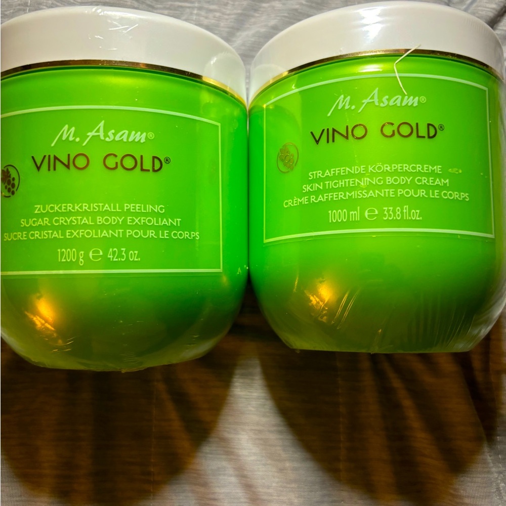 Skin tightening, exfoliating body cream & scrub